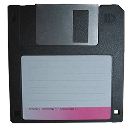 Picture of a 3½-inch floppy disk