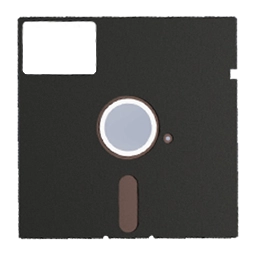 Picture of a 8-inch floppy disk