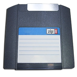 Picture of a Iomega Zip Disk